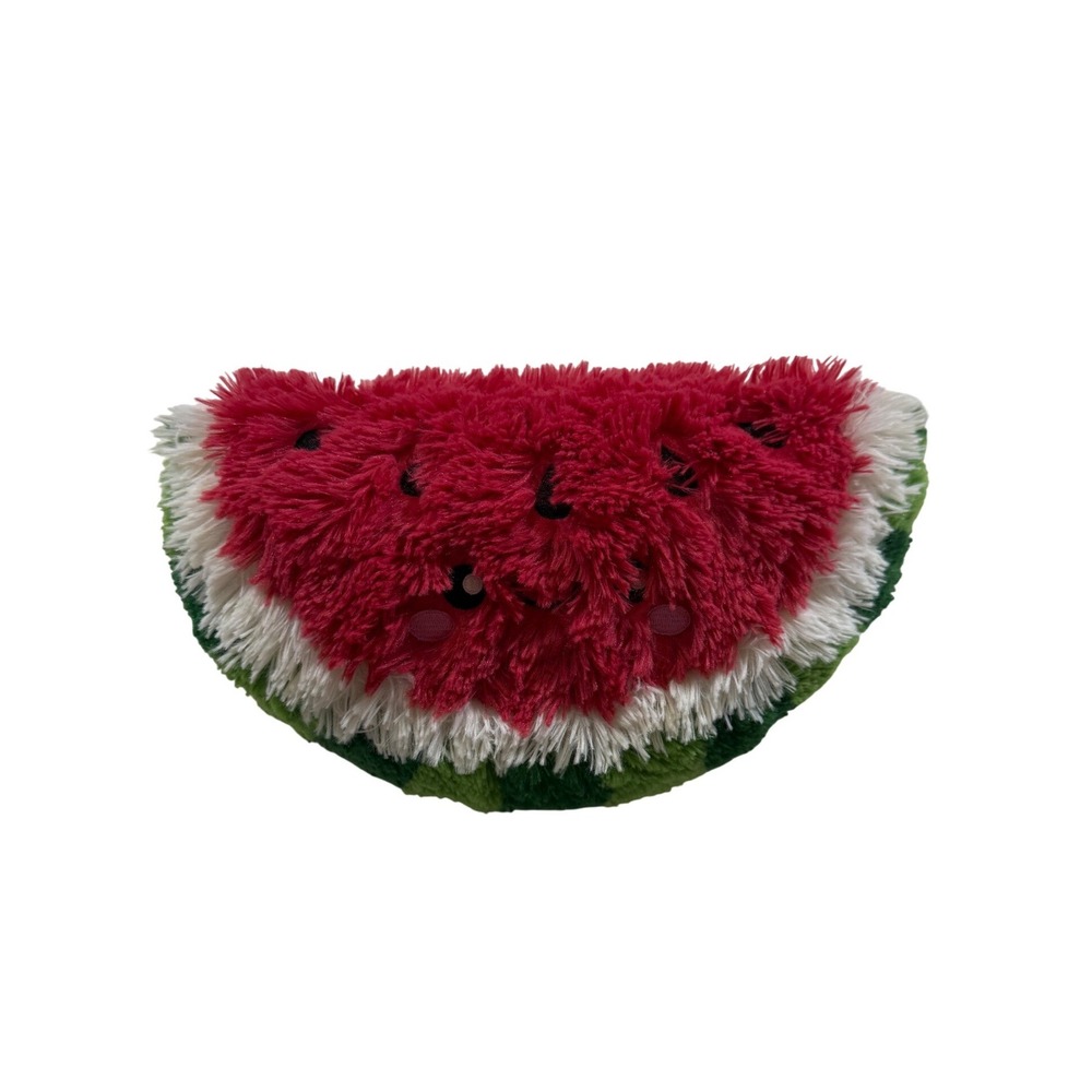 Squishable Mini Watermelon Plush Red Fruit Slice Kawaii Stuffed Toy Summer